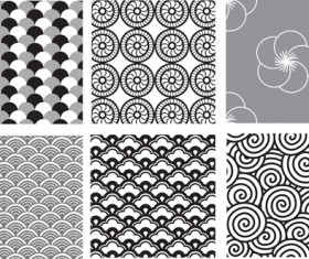 Decorative pattern repeating symbols vector free download