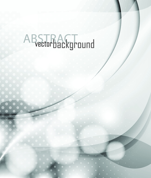 Set of Abstract White vector Backgrounds graphic 05