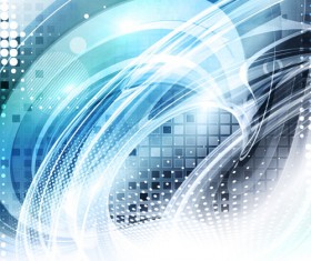 Shiny Swirls background concept vector 05