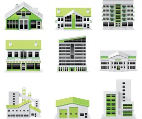 Creative Architecture design elements vector set 02