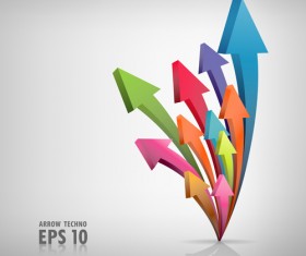 Set of Different arrow mix vector 02