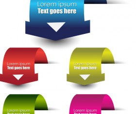 Set of Different arrow mix vector 03