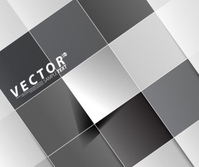 3D squares with background design vector 02