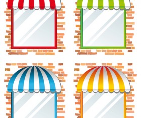 Elements of Different cafe deisgn vector 01