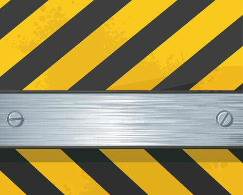 Construction Warning signs Background design vector 01