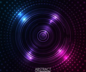 Shiny circle background design vector 02