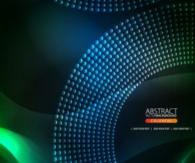 Shiny circle background design vector 05
