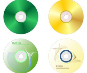 DVD Disc design template vector graphic 01