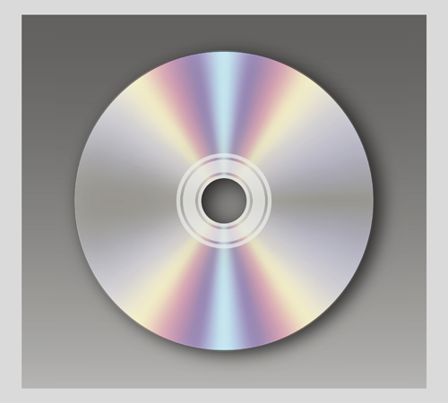 DVD Disc design template vector graphic 03