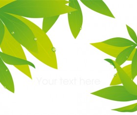 Elements of Fresh Green vector backgrounds 01