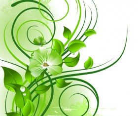 Elements of Fresh Green vector backgrounds 02