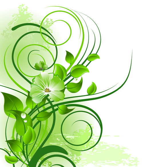 Elements of Fresh Green vector backgrounds 02