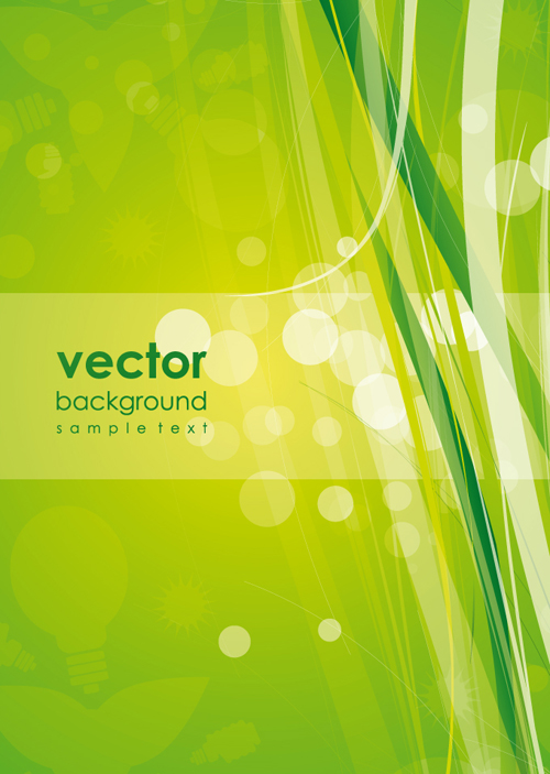 Abstract Green vector Backgrounds 01