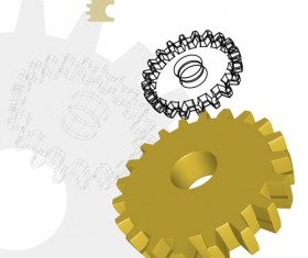 Different Gears mix vector set 01