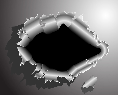 Set of Metal background with hole design vector 03