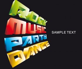 Bright Music Theme elements background vector 01