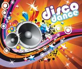 Bright Music Theme elements background vector 03