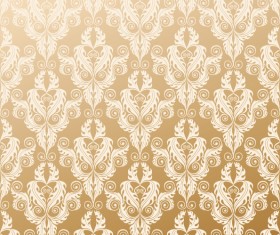 Bright White floral vector backgrounds set 02