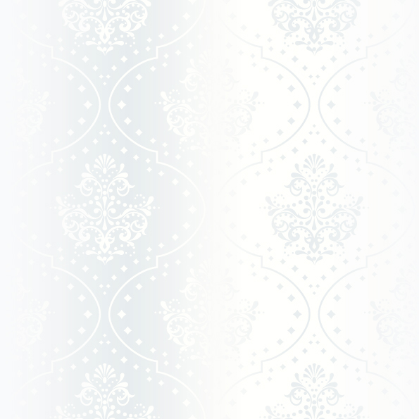 Bright White floral vector backgrounds set 05