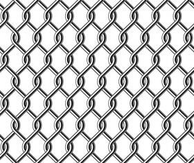 Fence made of Metal wire vector background graphic 01
