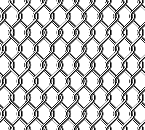 Fence made of Metal wire vector background graphic 01