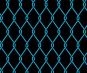 Fence made of Metal wire vector background graphic 04