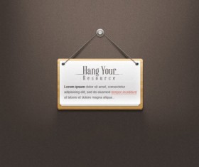 Creative Tag psd template