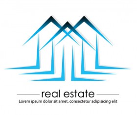 Real estate Building design elements vector 04