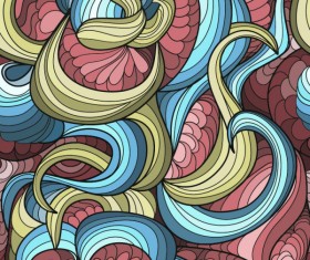 Set of Snake texture pattern vector 05