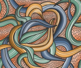 Set of Snake texture pattern vector 19