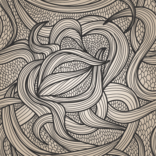 Set of Snake texture pattern vector 21