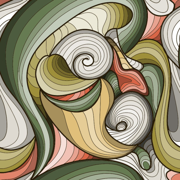 Set of Snake texture pattern vector 25