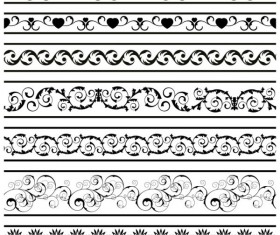 Seamless Vector Black Lace Pattern Stock Vector by ©maryswell