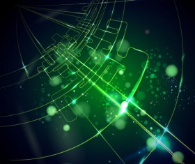 Abstract dynamic Light lines vector backgrounds vector 03