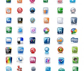 Vivid Bright web icon set