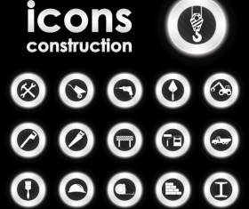 Bright Round icons design vector set 03