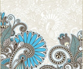 Retro Decorative pattern Frames and Borders vector 02