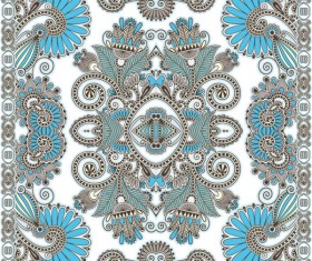 Retro Decorative pattern Frames and Borders vector 04