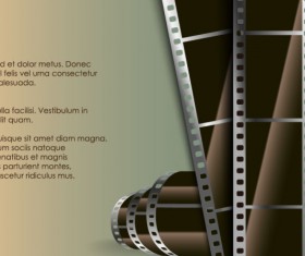 Vintage Film scrap banckground vector 02