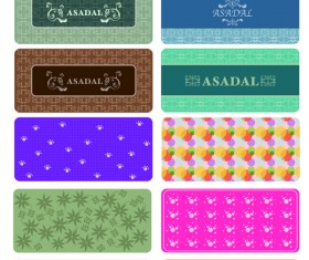 Different Decorative pattern mix vector