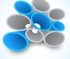 3D concept abstract vector backgrounds 05