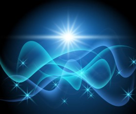 dynamic light lines vector background set 02