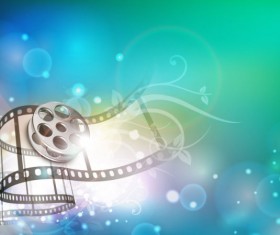 Dream Film backgrounds vector set 01