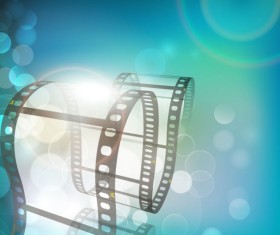 Dream Film backgrounds vector set 02