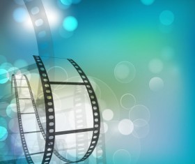 Dream Film backgrounds vector set 03