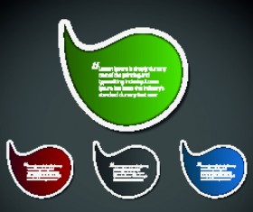 Modern labels for you text vector 04