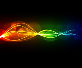 Bright Backgrounds with Abstract art vector 01