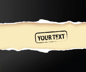 Set of Paper Ripped backgrounds vector 01