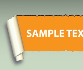 Set of Paper Ripped backgrounds vector 02