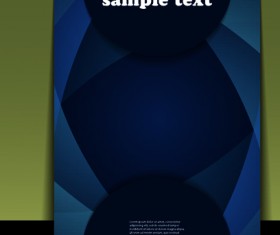 Elements of Business flyers and brochures cover vector 03